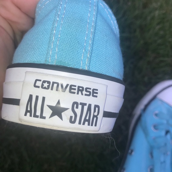 Light Blue Converse - Picture 4 of 5